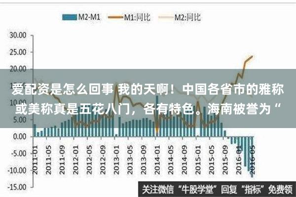 爱配资是怎么回事 我的天啊！中国各省市的雅称或美称真是五花八门，各有特色。海南被誉为“