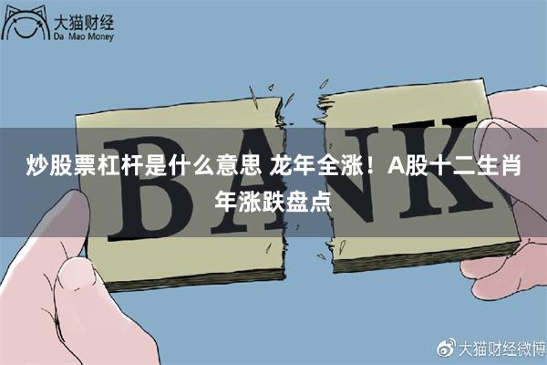 炒股票杠杆是什么意思 龙年全涨！A股十二生肖年涨跌盘点