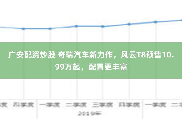 广安配资炒股 奇瑞汽车新力作，风云T8预售10.99万起，配置更丰富